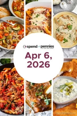 Weekly Meal Plan Apr 6, 2026 FT