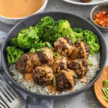 firecracker meatballs in a bowl