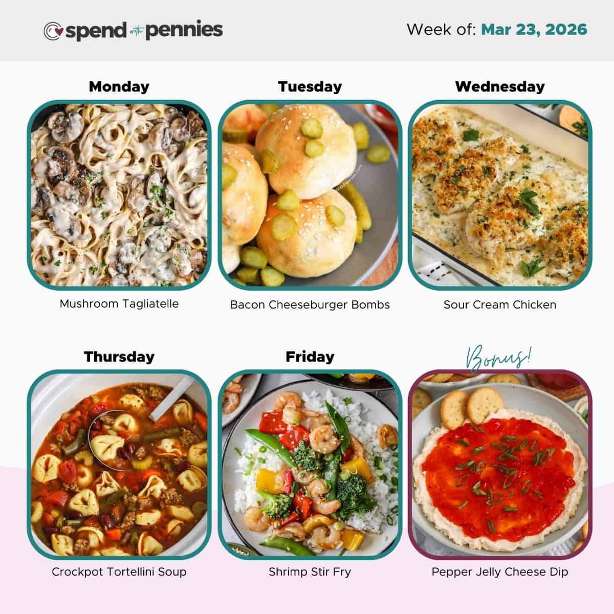 Weekly Meal Plan Mar 23, 2026 Hero