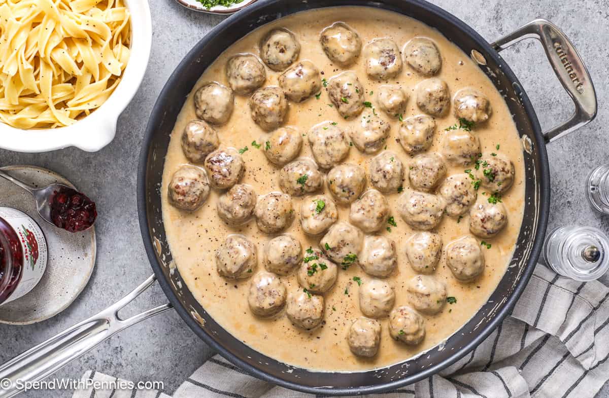Homemade Swedish Meatballs-image