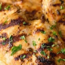 grilled chicken breasts