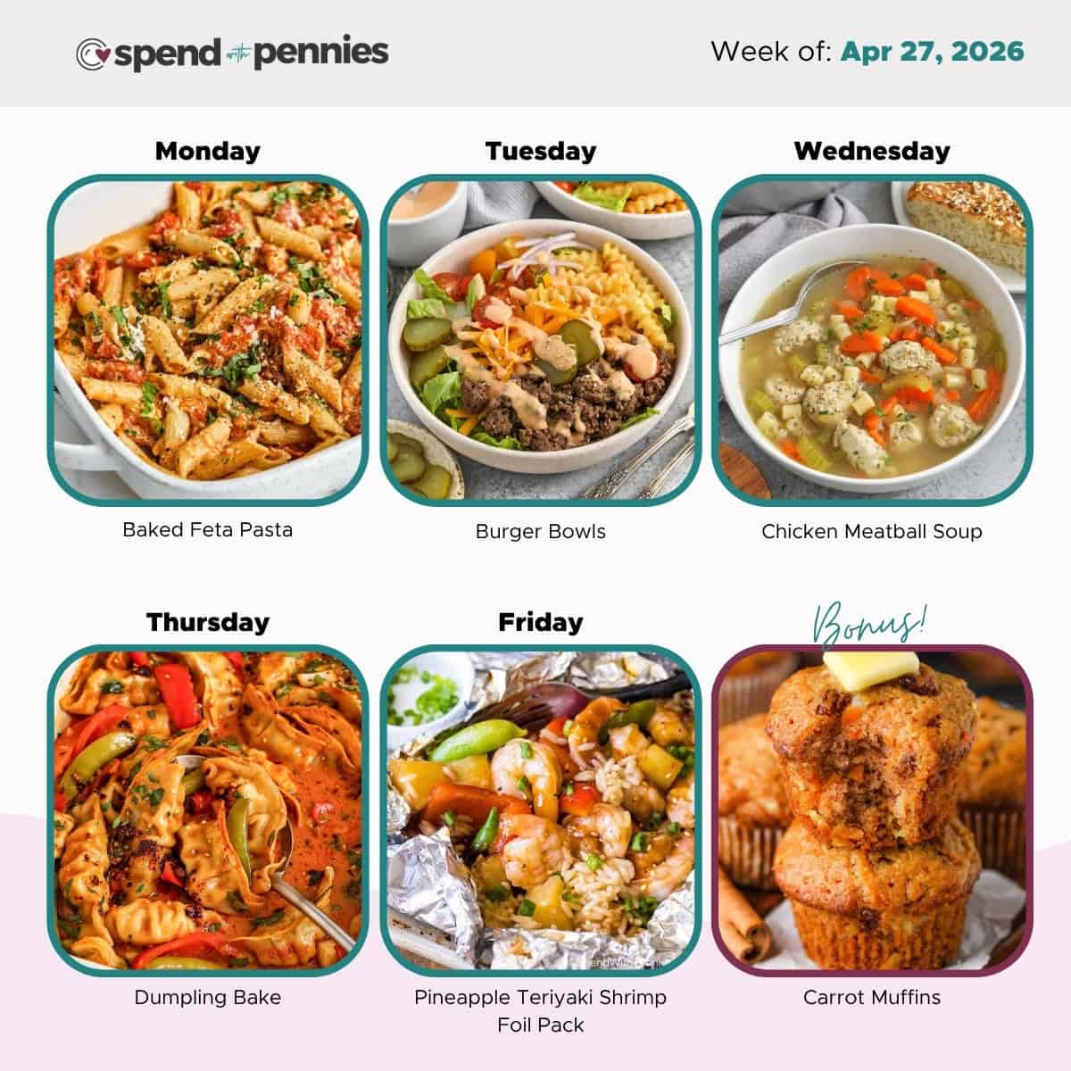 Weekly Meal Plan Apr 27, 2026 Hero