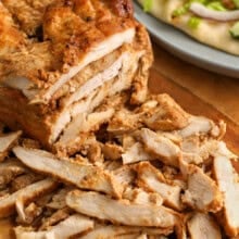slices of chicken to make Chicken Shawarma
