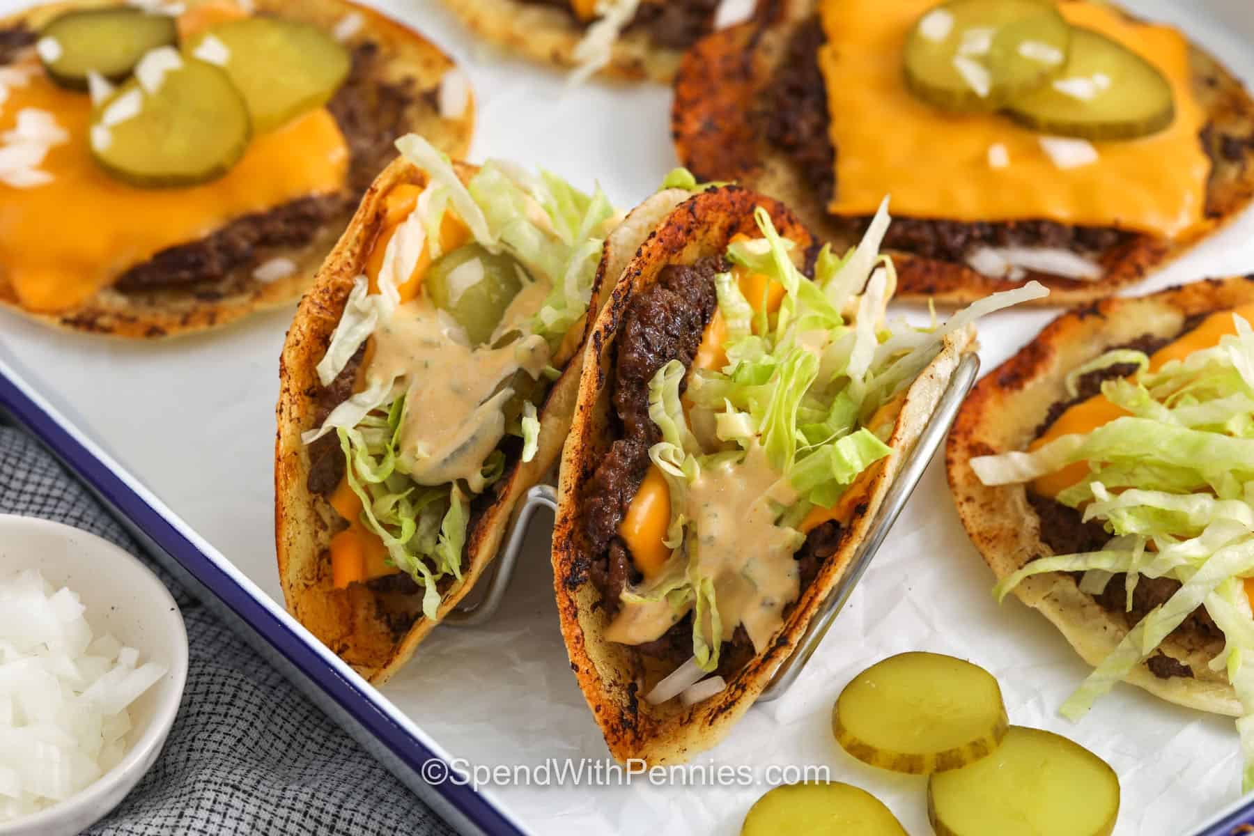 Crispy Smash Burger Tacos in Less Than 20 Minutes