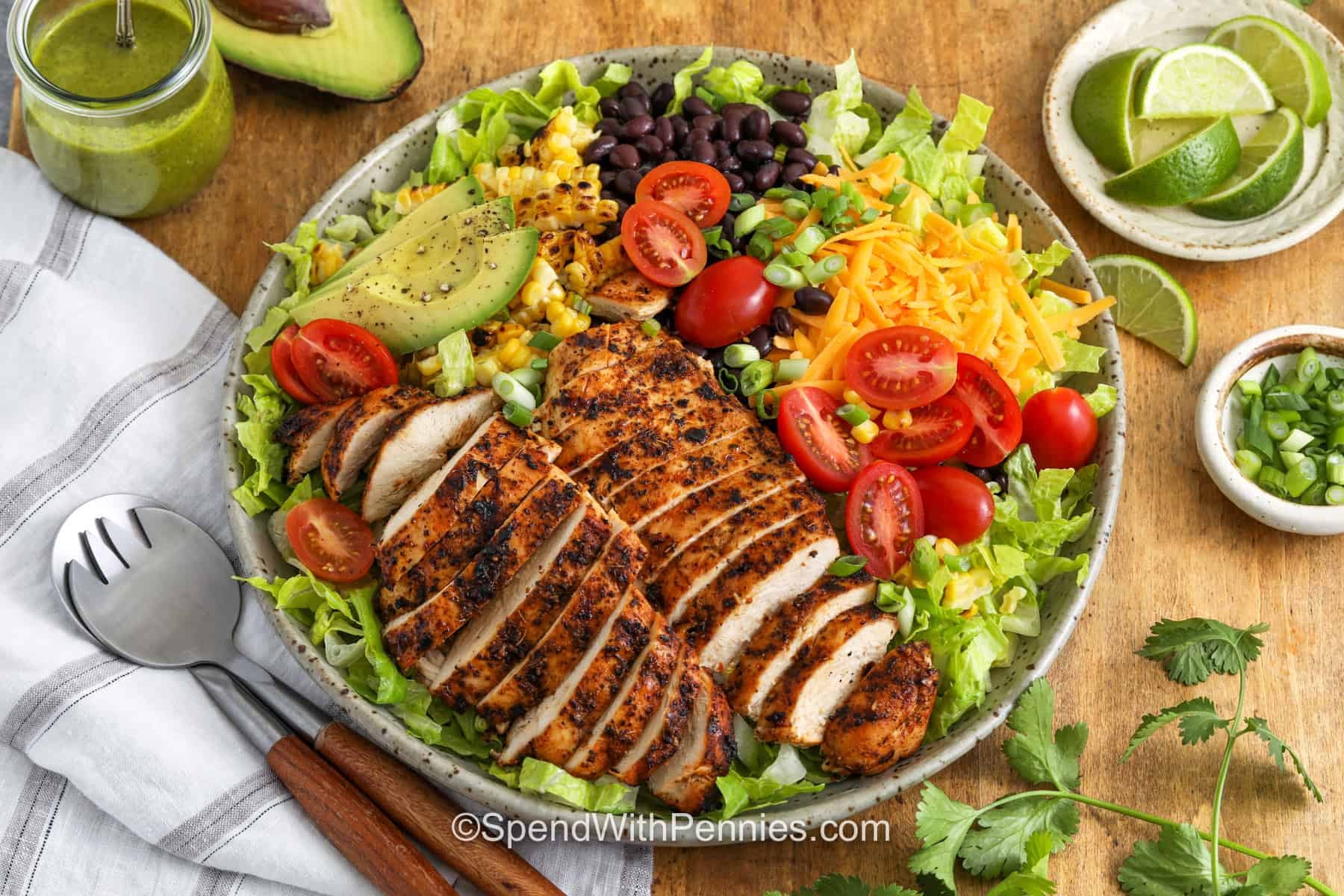 A Hearty Salad With Bold Southwest Flavor