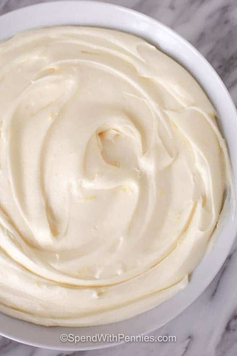bowl of Best Ever Cream Cheese Frosting