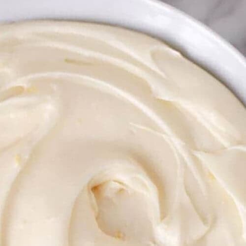 close up of Best Ever Cream Cheese Frosting