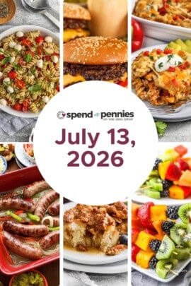 Weekly Meal Plan for Jul 13, 2026 FT