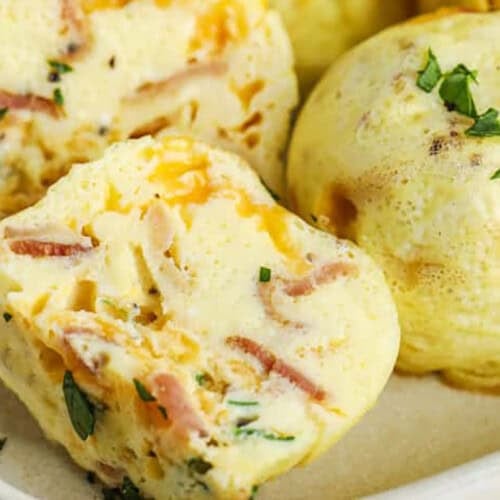 close up of Air Fryer Egg Bites