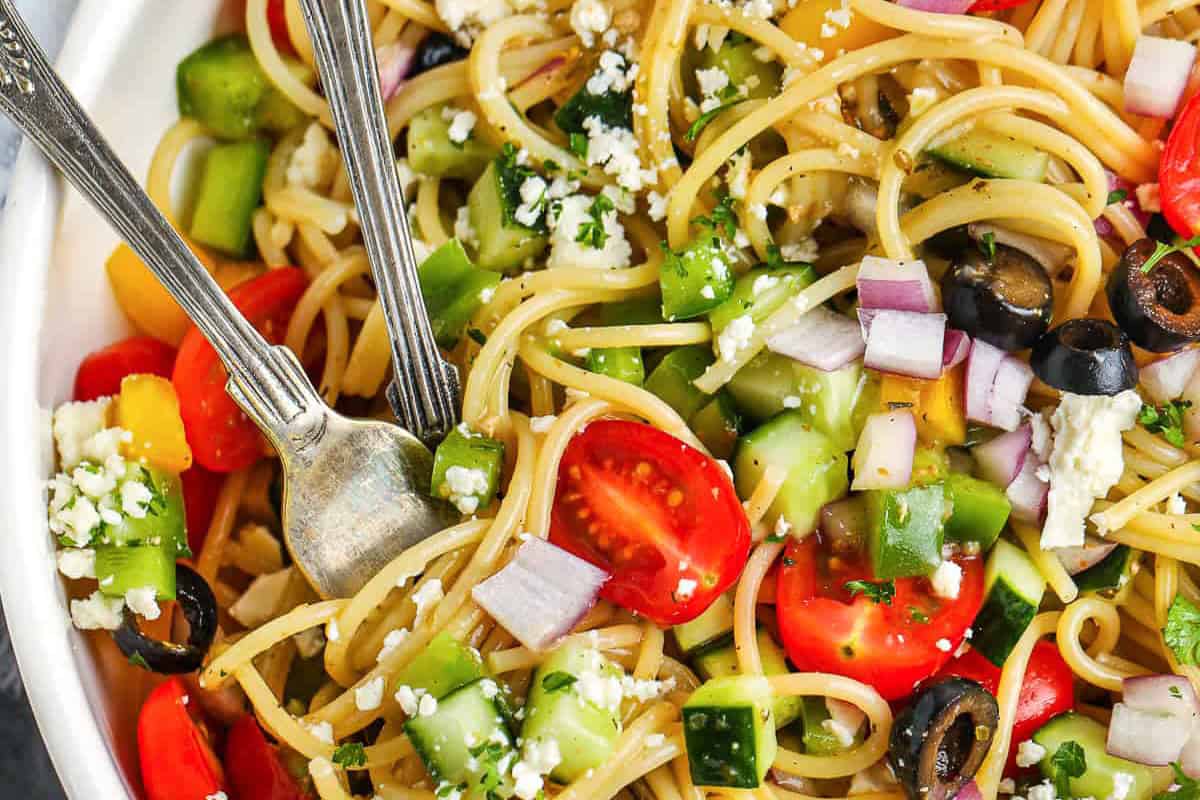 A Bright Summer Pasta Salad for Busy Days
