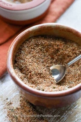 bowl of Cajun Seasoning