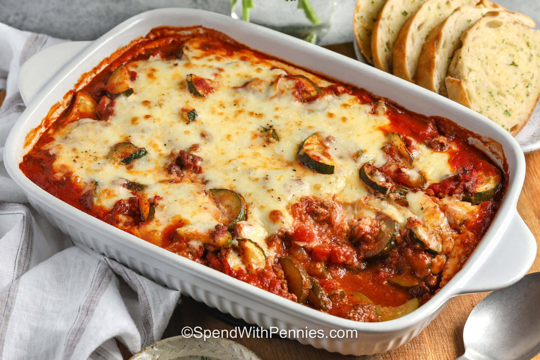 The BEST Meaty Zucchini Casserole