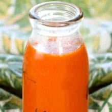 close up of Buffalo Sauce in a jar