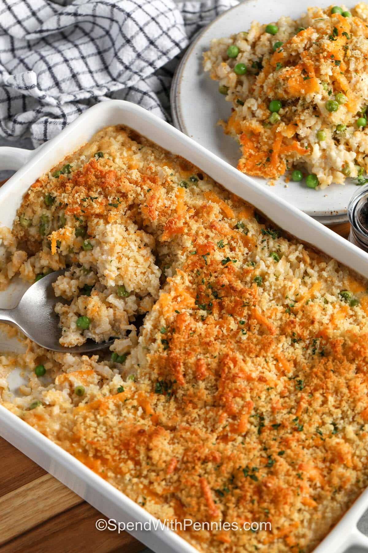 Creamy Tuna and Rice Casserole