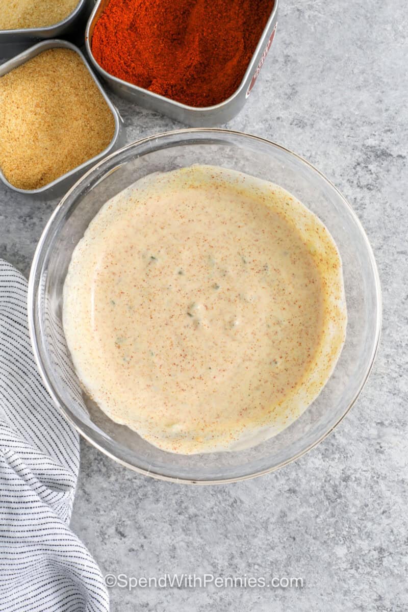 bowl of Big Mac Sauce.