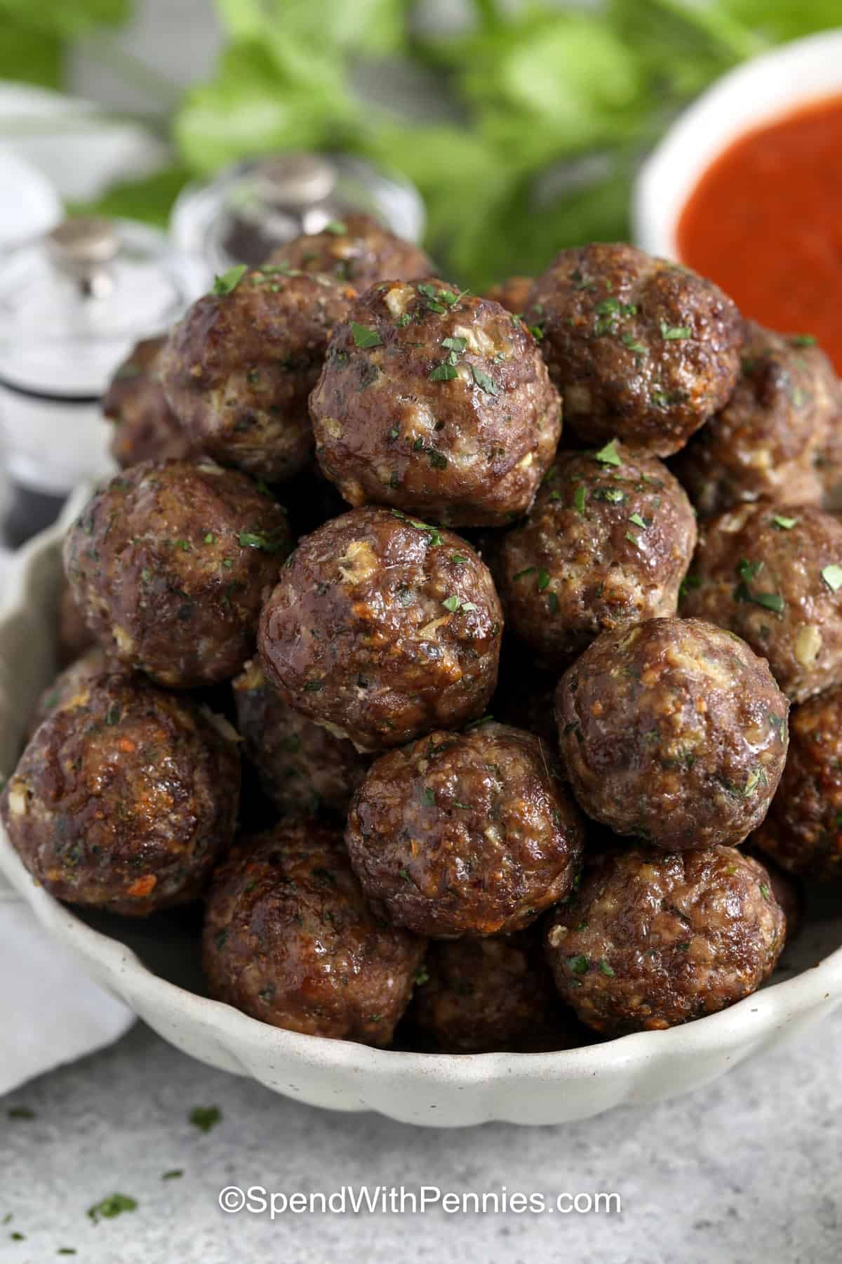 Nani's Favorite Big Batch Oven Baked Meatballs