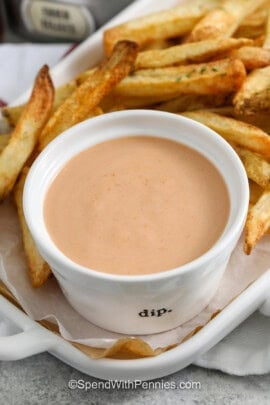 Fry Sauce with fries.