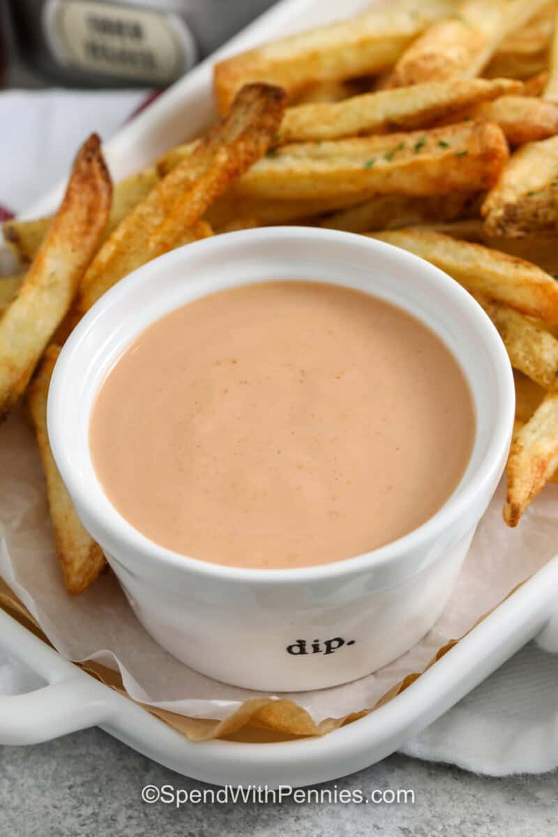 Fry Sauce with fries.