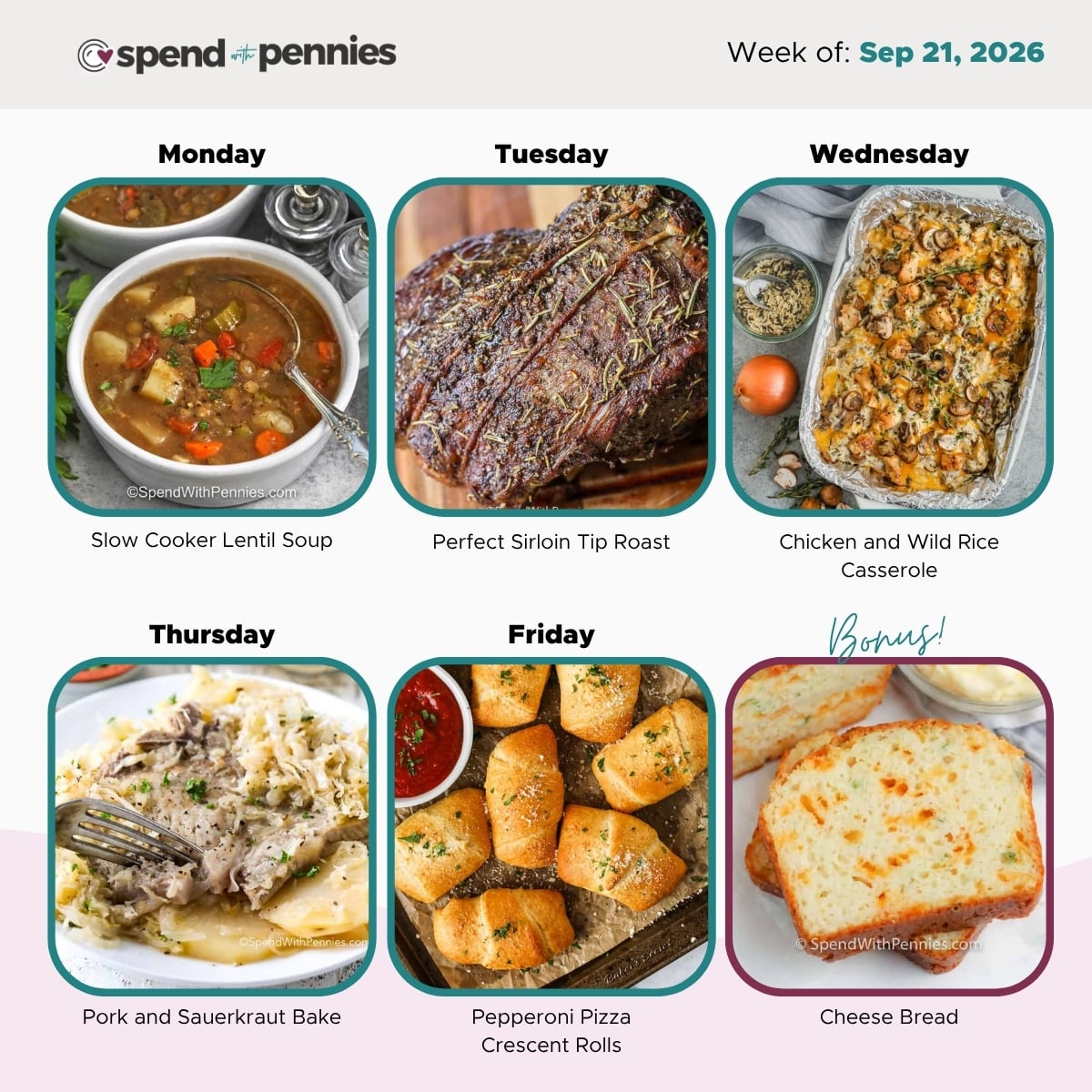 Meal plan for the week of Sep 21 2026 Hero.