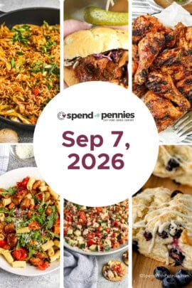 Meal plan for the week of Sep 7 2026 FT