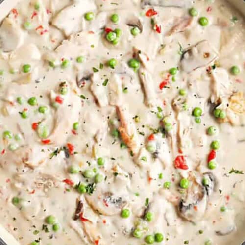pot of Chicken a la King.