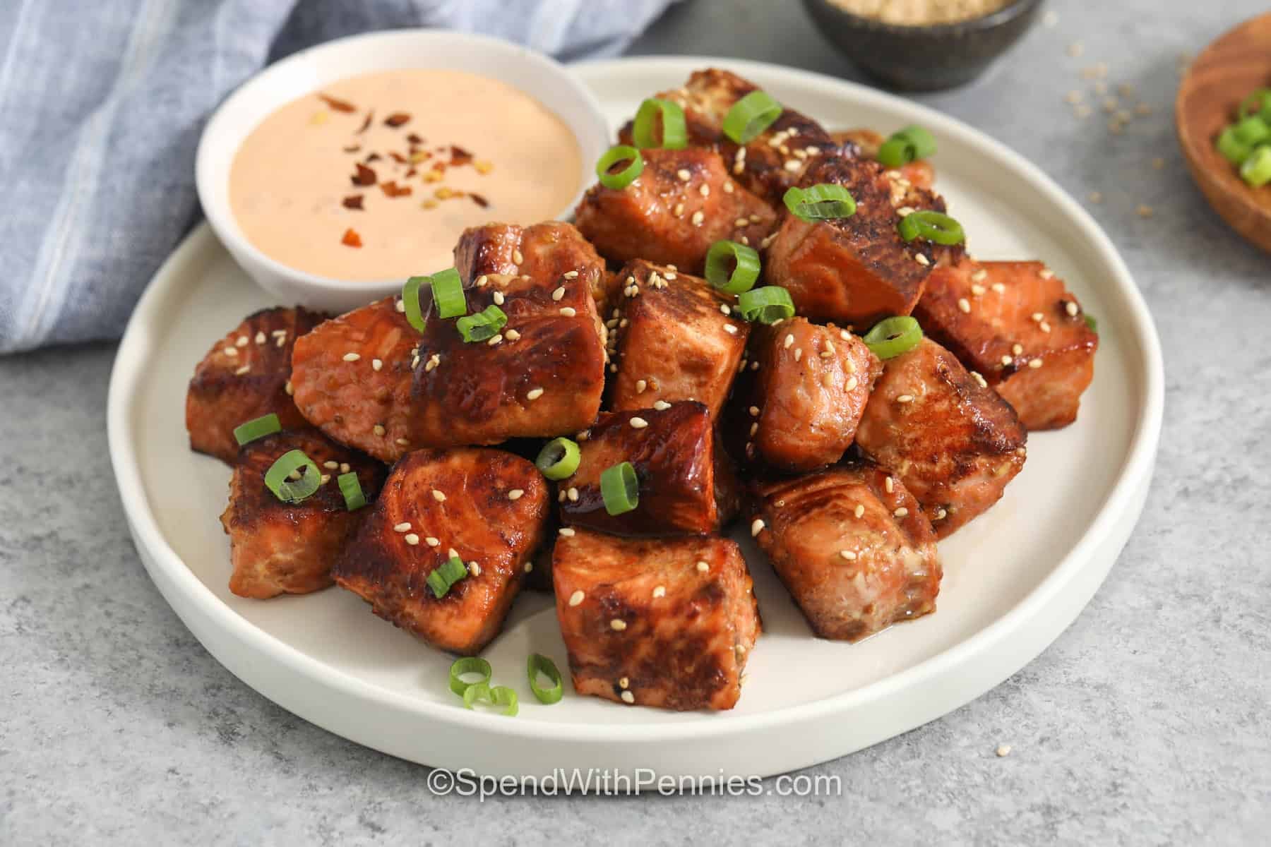 Easy Honey Garlic Salmon Bites (Ready in 25 Minutes!)
